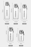2L Large Capacity Glass Water Bottle Transparent Milk Juice Cup Outdoor Portable Leakproof Drinkware Tea Water Glass Bottle 2L