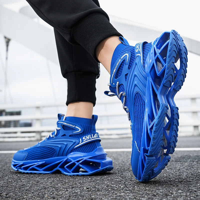 Mens Sneakers Flat Comfortable Fashion Tennis Sports Running Shock-absorbing Gym Male Casual Sports Shoes for Man