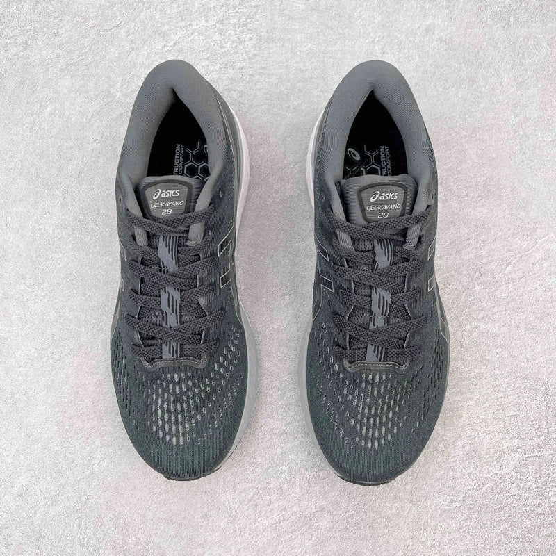 Zapatillas de running todoterreno originales Asics Gel Kayano 28 para hombre, amortiguación, estabilidad y transpirables.