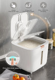 Insect-Proof Moisture-Proof Rice Box Grain Sealed Jar Kitchen Container 5/10KG Storage Kitchen Container Storage Box with Lid