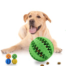 Silicone Pet Dog Toy Ball Interactive Bite-resistant Chew Toy for Small Dogs Tooth Cleaning Elasticity Ball Pet Products 5/6/7cm