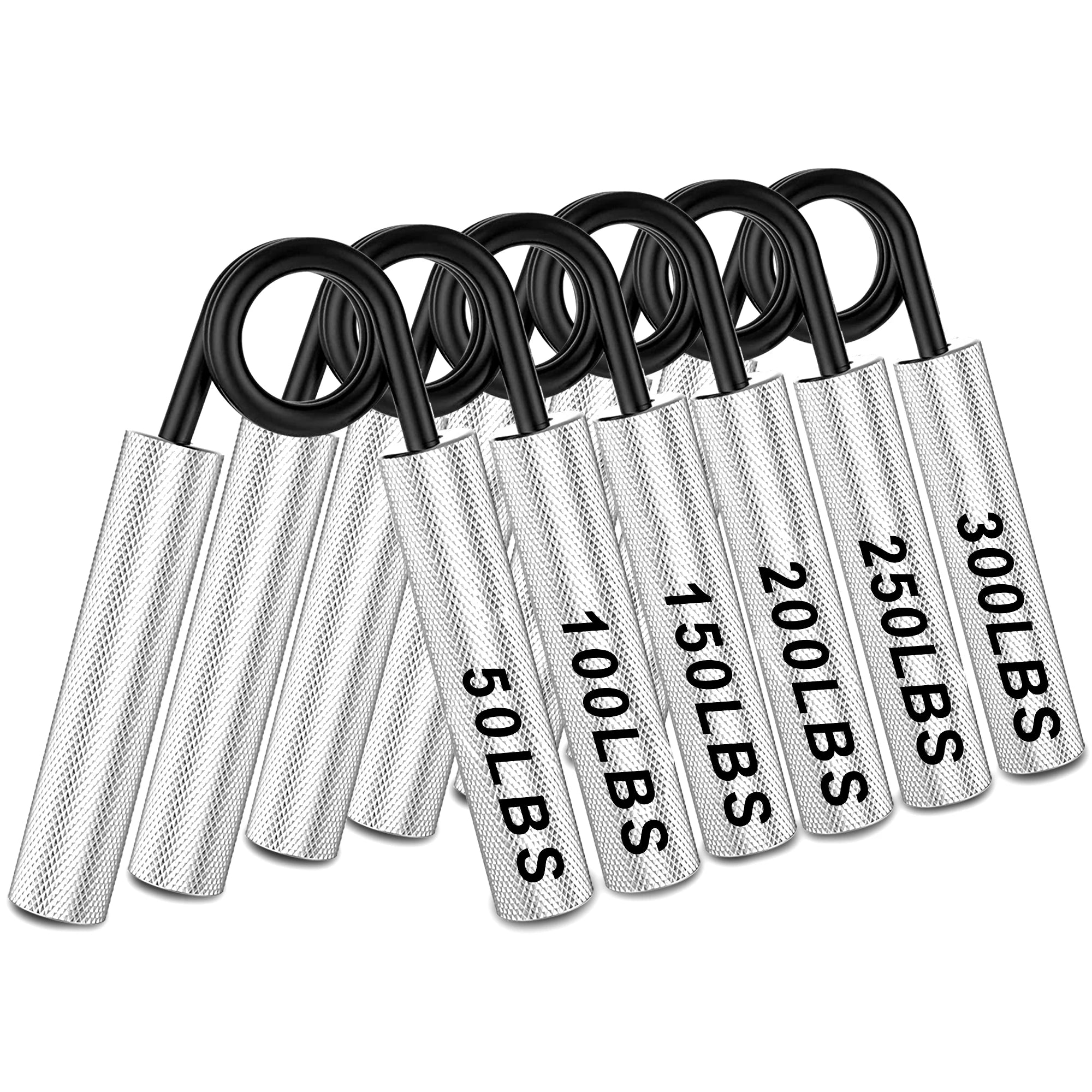 Entrenador de fuerza de agarre de Metal, equipo de entrenamiento, ejercitador de antebrazo, agarre de mano, productos de Fitness para gimnasio, 50LBS-300LBS