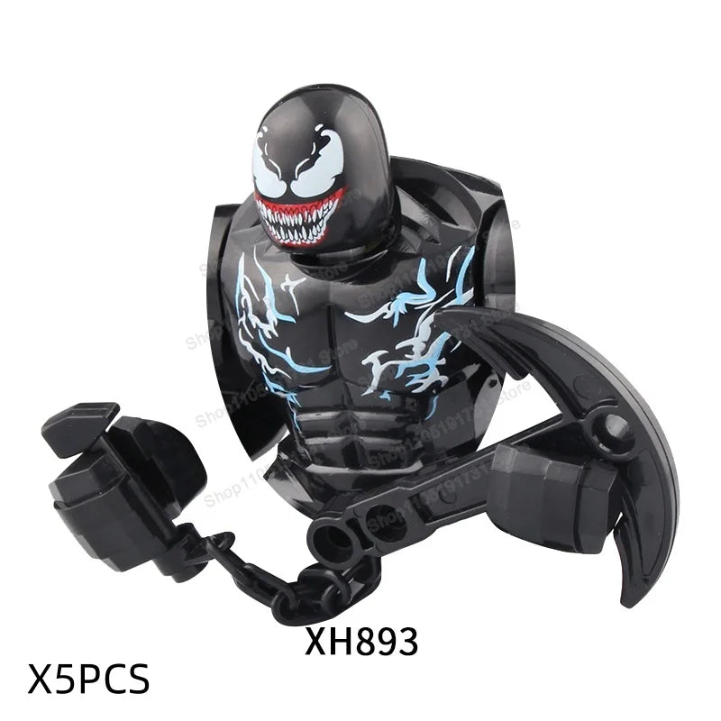 Movie Game Mini Action Figures Big Size Building Block Mecha Assembled Accessories Figure Building Block Toy For Children Gifts