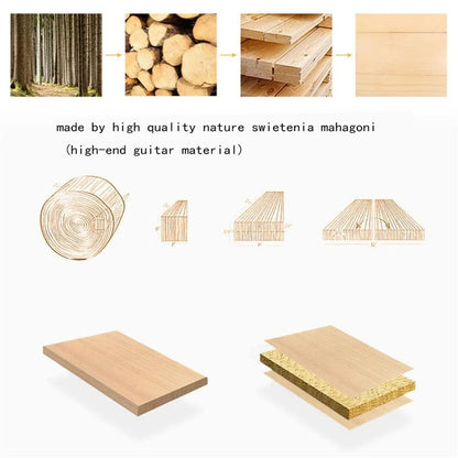 Kalimba music instrument Thumb Piano 17 Keys Mahogany Wood Finger Piano Combinations Gifts for Kids Portable Mbira Finger Piano