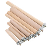 10/14/20//25cm Parrot Pet Raw Wood Hanging Stand Rack Toy Parakeet Hamster Branch Perches Bird Cage Accessories