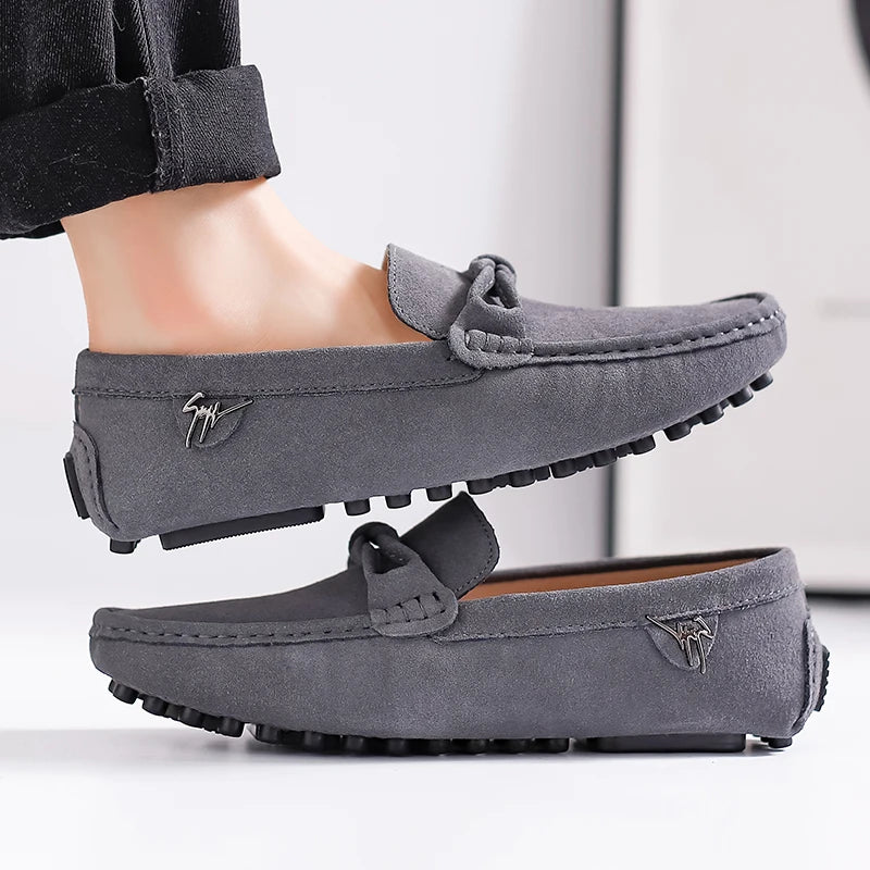British Style Fashionable Red High-End Banquet Dress Shoes Men's Commuting Driving Work Loafer for Men's Anti-Slip Shoes