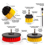 4pcs-31pcs Power Scrubber Pads Scouring Kitchen Cleaning Brush Kits Multipurpose Cleaner Scrubbing Cordless Drill Brushes