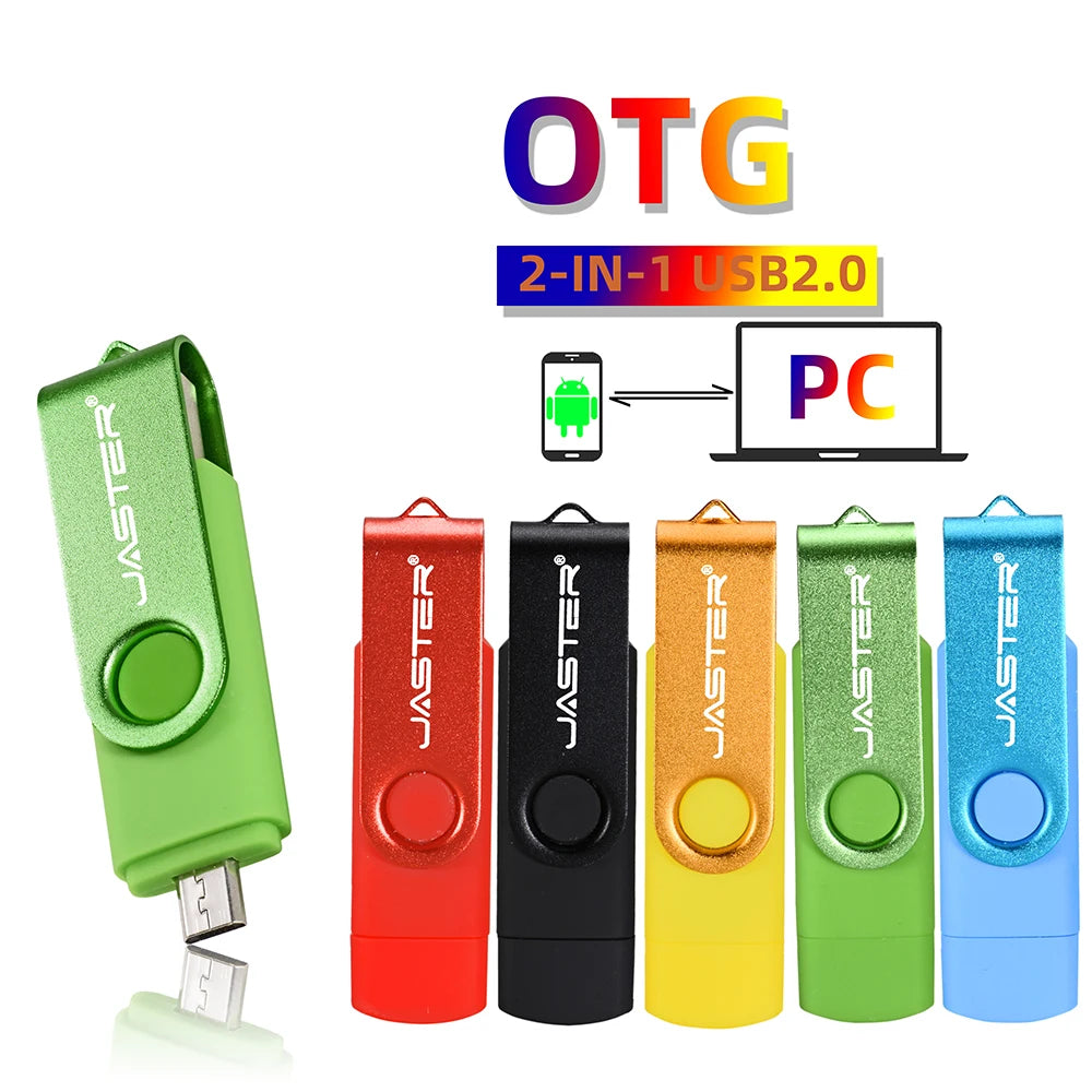 JASTER 10 PCS LOT Pen Drive 128GB 3 IN 1 Memoria USB 64GB Key Chain USB Flash Drive 32GB Free TYPE-C Adapter Memory Stick Gift
