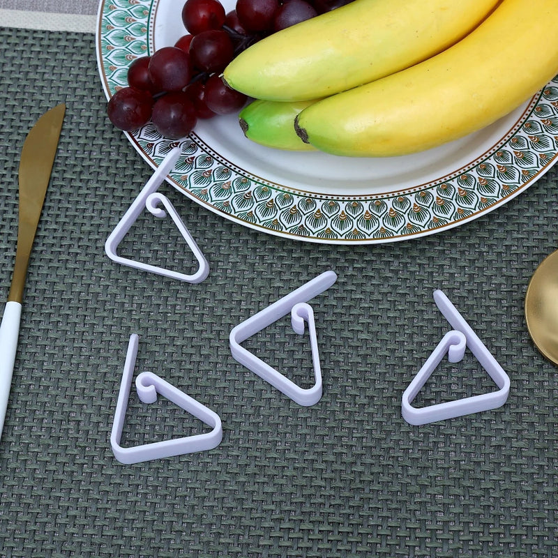 6pcs/12pcs Clear Tablecloth Clips, Picnic Table Cloth Clip, Windproof Table Cover Holder Clamps For Home, Kitchen, Restaurant