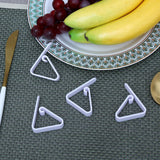 6pcs/12pcs Clear Tablecloth Clips, Picnic Table Cloth Clip, Windproof Table Cover Holder Clamps For Home, Kitchen, Restaurant