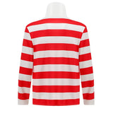 Wheres Waldo Cosplay Striped Shirt Youth Kids Wally Costume Shirt Glasses and Hat Socks Unisex Adults Christmas Cosplay Costumes