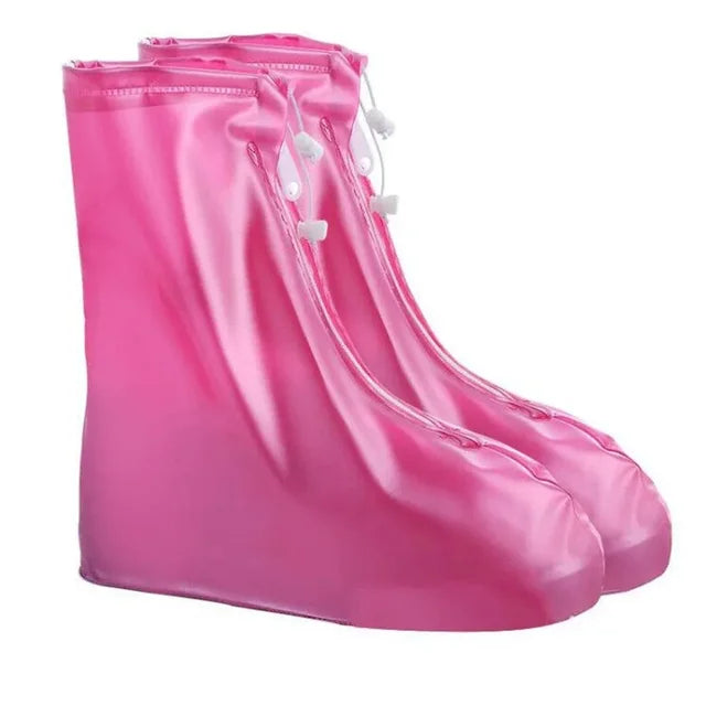 Waterproof Non-slip Rain Boot Cover Thick Shoe Protectors Rainy Boots PVC Adult Kids Waterproof Quality 