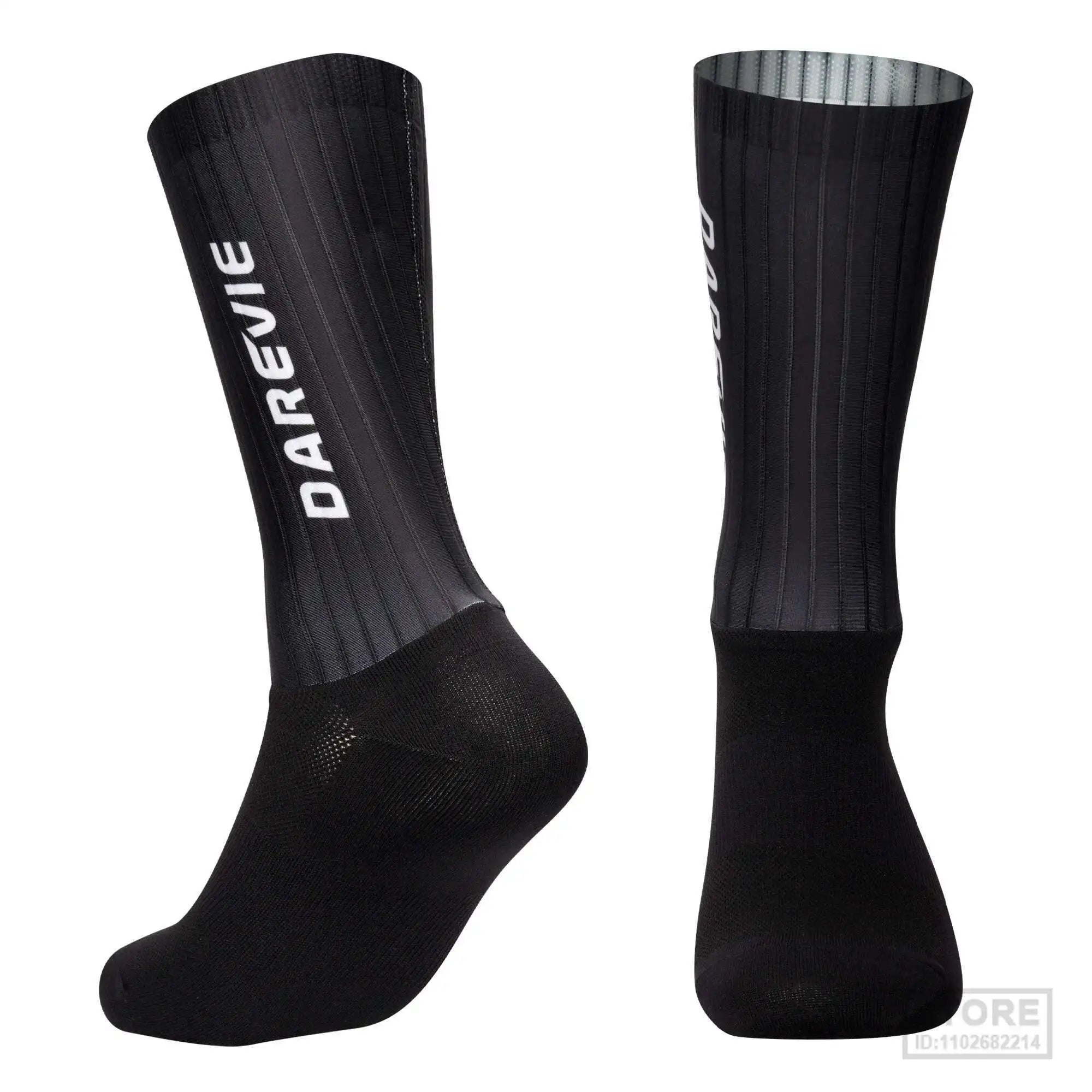 High DAREVIE Cycling Socks Aero Speed Sock Pro Sports For Men Anti-slip Breathable Athletic Moisture Control