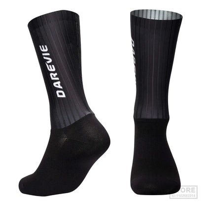 High DAREVIE Cycling Socks Aero Speed Sock Pro Sports For Men Anti-slip Breathable Athletic Moisture Control