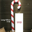 Inflatable Christmas canes, giant banana decoration, lollipop balloon, home party ornaments, bar atmosphere props, 2024 