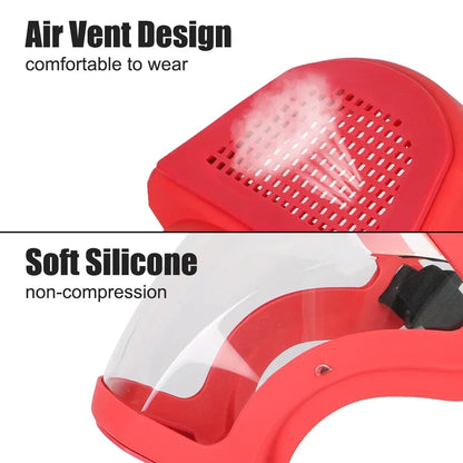 Protector facial transparente, mascarilla de protección laboral, pantalla protectora, accesorios de cocina, aparatos electrónicos 
