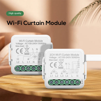 Módulo interruptor de cortina inteligente wifi para persianas tuya/smartlife controle remoto diy compatível com o google casa alexa controle voz