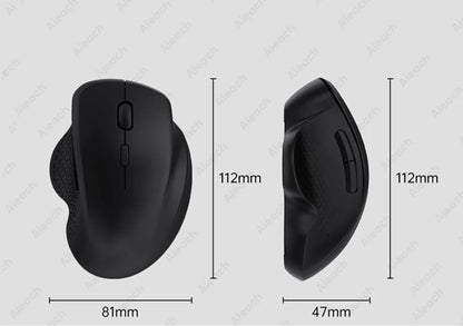 Dual Mode Wireless Computer Mice 1600 DPI Rechargeable Ergonomic Bluetooth Mouse For Laptop/Notebook/iPad/Tablet/Mac/Chromebook