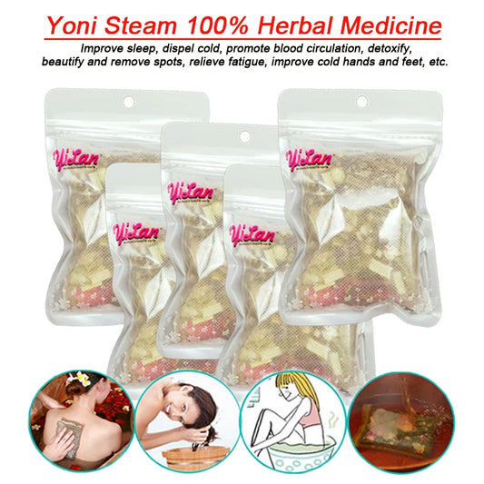 5/10/20Pack YoniSteam 100%Herbal Vaginal Cleaning sitz Bath Vaginal Care Uterine itching Yoni Steam SPA Female Health Products