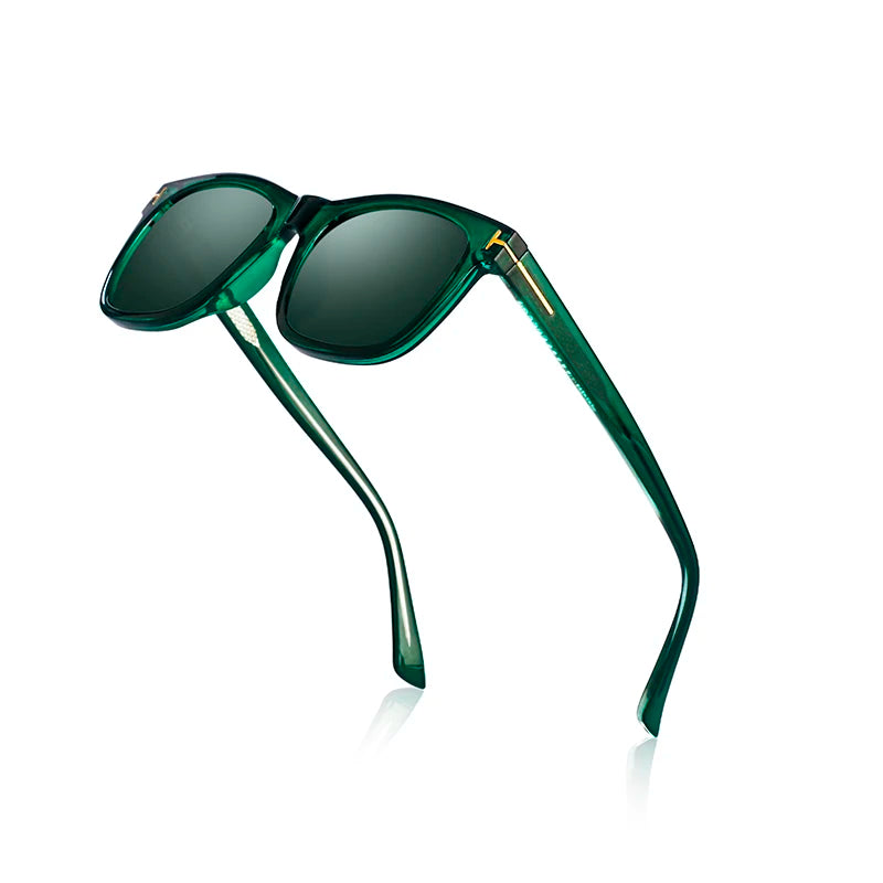 Fashion Square Polarized Sunglasses for Men, Driving, Fishing, Luxury Brand Designer UV400 Eyewear