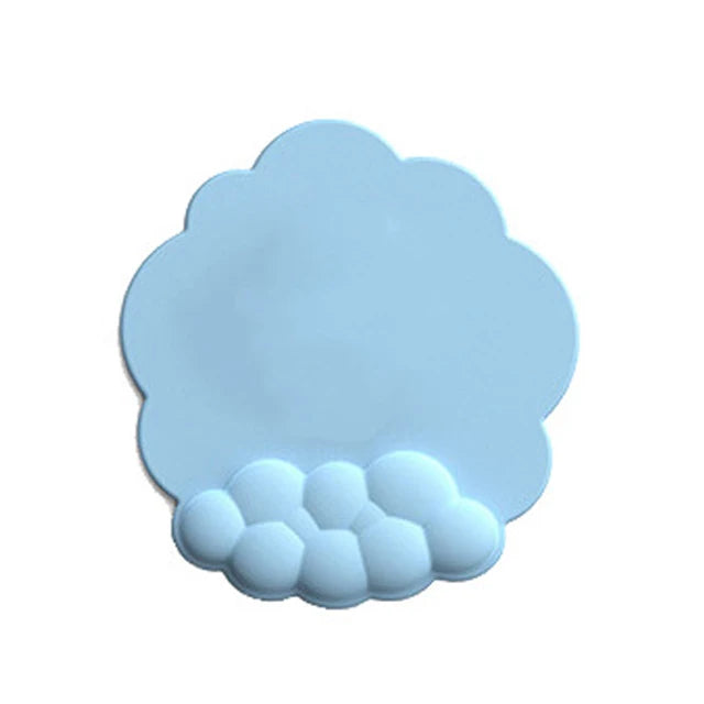 Mouse pad with wrist rest keyboard cloud anti-slip memory foam desktop office gamer mouse wrist rest