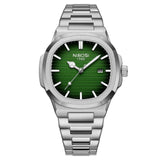 NIBOSI Brand Mens Watches Quartz Movement Watch Luxury Stainless Steel Calendar Waterproof Sport Simple Wristwatches for Man
