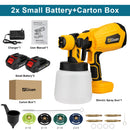 1000ML Brushless Electric Spray Gun Cordless Paint Sprayer HVLP Auto Furniture Steel Coating Airbrush For Makita 18V Battery