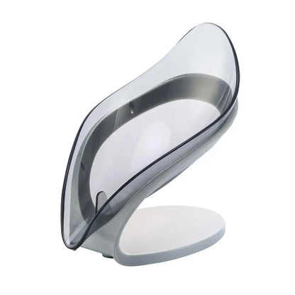 1 jabonera de hojas para ducha de baño, portátil, antideslizante, con drenaje, bandeja de esponja de plástico para baño, cocina, acceso G2c8