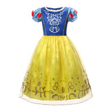 Elsa Anna Kid Princess Girls Dress Rapunzal  Kids Cosplay Halloween Vestidos Children Costume Birthday Party Dress