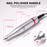 45000RPM Nail Drill Machine Cutters Professional Electric Nails Sander File for Gel Nails Polishing Remove Home Manicure Salon