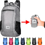 18L Portable Foldable Backpack Folding Mountaineering Bag Ultralight Outdoor Climbing Cycling Travel Knapsack Hiking Daypack