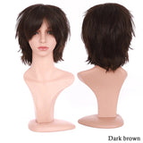BENIHAIR Synthetic Wig Cosplay Wig White Red Green Blue Pink Yellow Hair Short Layered Wig Fake Hair Extension Men Women Party Wig