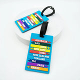 1PCS Luggage Tag Travel Cute Suitcase Luggage Tag Cartoon ID Address Holder Travel Baggage Label Accessories