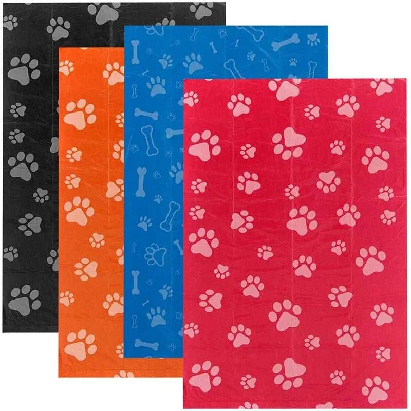 120 Rolls Dog Poop Bags Outdoor Cleaning Poop Bag Outdoor Clean Pet Supplies for Dog 15 Bags/Roll Refill Garbage Bag Pet Supplies