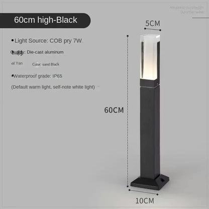 DC voltage outdoor landscape light LED outdoor lawn light IP65 waterproof aluminum alloy material 10W power simple design