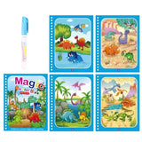 Drawing Coloring Books for Kids Magic Water Book with Pen 2 To 4 Years Old Children Learning  Education Toy Baby Montessori Toys