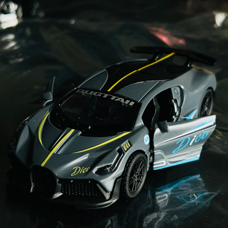 Children's alloy car model, boy simulation, openable car model, toy car, internet famous new ornament