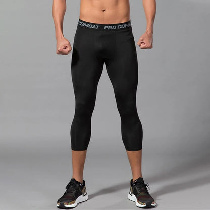 Pantalones de compresión para hombre, mallas frescas y secas, mallas deportivas para correr, pantalones cortos deportivos para entrenamiento