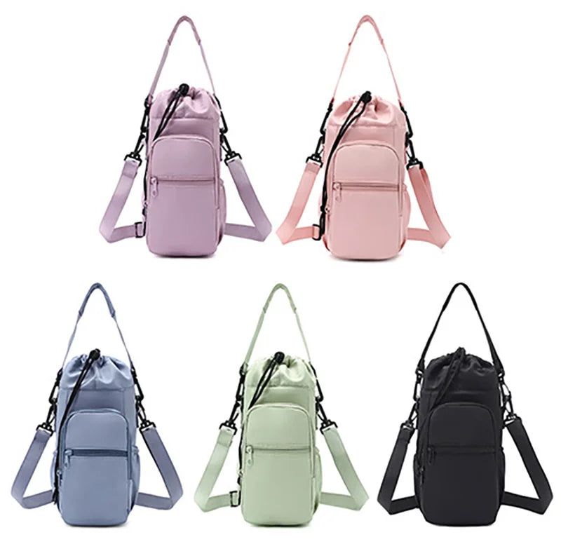 Outdoor Bottle Protective Cover Cell Phone Storage Bag Small Messenger Bag Travel Pocket Bag for Water Bottle Accessories