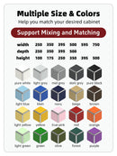 Modern Modular Low TV Cabinet｜3-Tier Sideboard with Drop Doors｜Steel Frame Storage Bench Unit | Minimalist Low Media Console