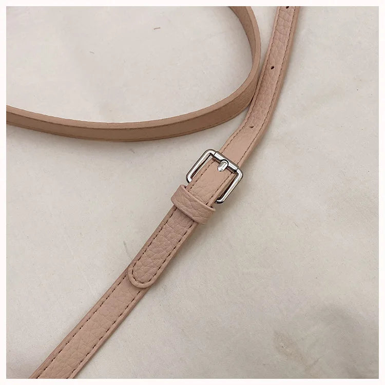 Casual Large Capacity Lychee Pattern Single Shoulder Slant Cross Bag Versatile Underarm Bag Simple Stylish Tote Bag