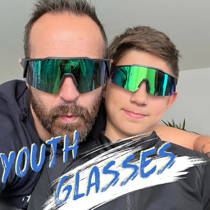 Kapvoe Photochromic Teenager Kids Cycling Sunglasses Sport Bicycle Glasses UV400 Child Goggle Outdoor Boys Girls Running Eyewear