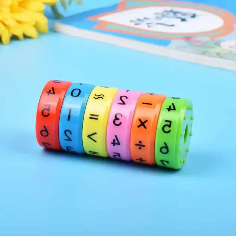 Children's Creative Magnetic Math Tesseract Toy Arithmetic Intelligence Early Education Toys Add Subtract Multiply Divide Toy