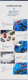 Large Kid Truck Deformation Transporter Car Toys Models Educational Model Folding Track Racing Vehicle Boys Girls Birthday Gift