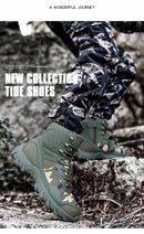 Upgraded Tactics Combat Training Boots Male Outdoors Camping Anti-wear Rapid Response Hiking Shoes Fishing Hunting Sneakers Men