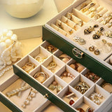 1 caja de almacenamiento de joyas, caja de almacenamiento de joyas para collares y pendientes, opción Ideal para regalos