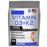 Hot sale Vitamin D3+K2 Patch - Promotes Calcium Absorption, Cardiovascular Health & Growth Development free shipping