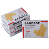 100pcs/set Waterproof Breathable Adhesive Plaster Hemostasis Wound Sticker Dressing Band Aid for Children