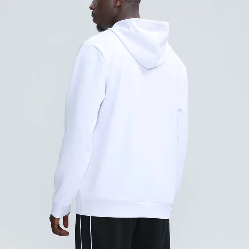 Autumn/Winter Hooded Sports Fitness Sweatshirt Men's Basketball Training Running Long Sleeve Jacket Nike Athletic Training Suit