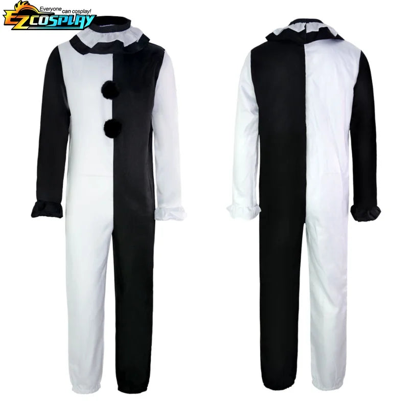 Art The Clown Cosplay Película Terrorifier 2 Art The Clown Cosplay Disfraz Mono Máscara Disfraces de Halloween Máscara para hombres y mujeres